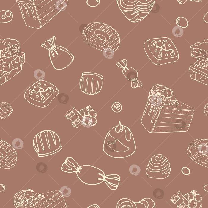 Скачать 2021.06.26_Chocolate_pattern3 фотосток Ozero