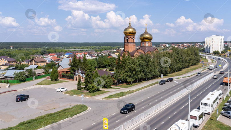 Скачать Город Набережные Челны, Боровецкая церковь, пр. Чулман фотосток Ozero