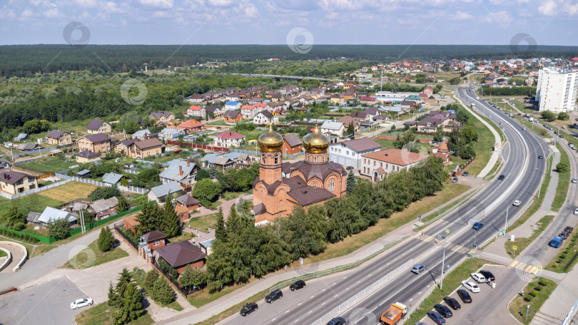 Скачать Город Набережные Челны, Боровецкая церковь, пр. Чулман фотосток Ozero