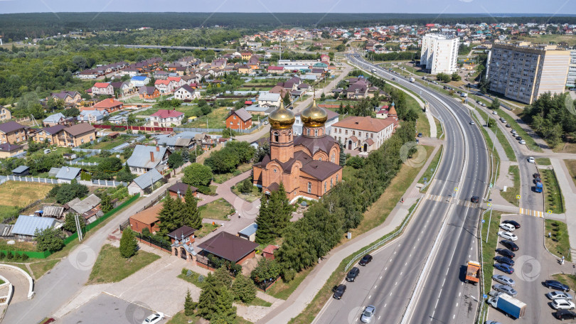 Скачать Город Набережные Челны, Боровецкая церковь, пр. Чулман фотосток Ozero