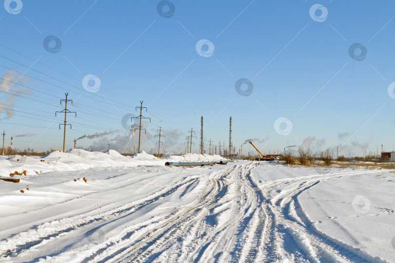 Скачать строительство газопровода зимой фотосток Ozero