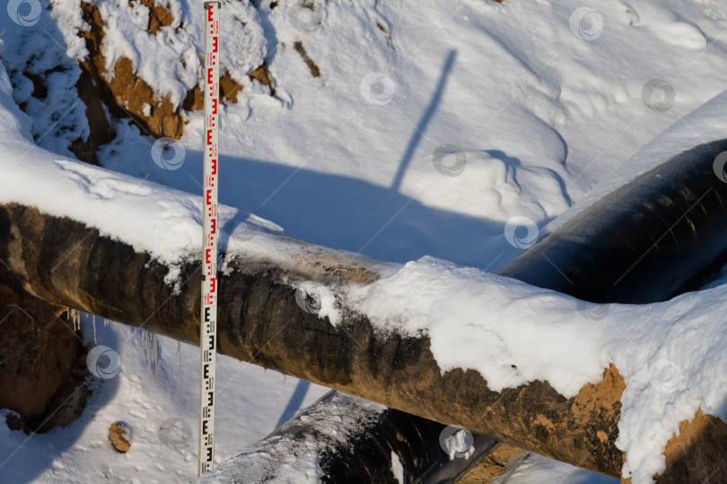 Скачать Измерительный контроль на маршруте прокладки трубопровода фотосток Ozero