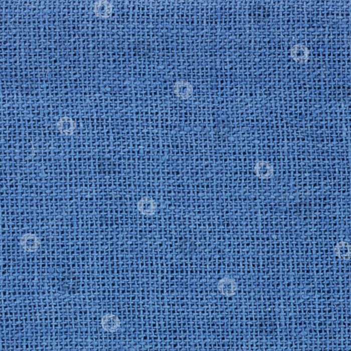 Скачать Текстура натуральной льняной ткани синего цвета крупным планом. Синий темный льняной текстиль фотосток Ozero