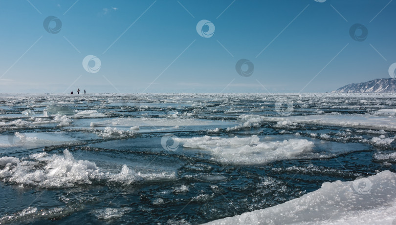 Скачать Ледоход на реке. фотосток Ozero