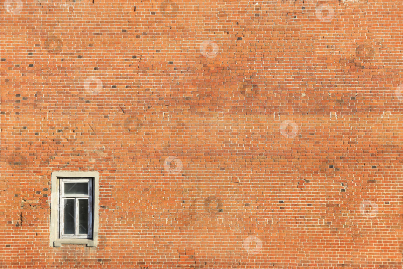 Скачать старая кирпичная стена с окном фотосток Ozero