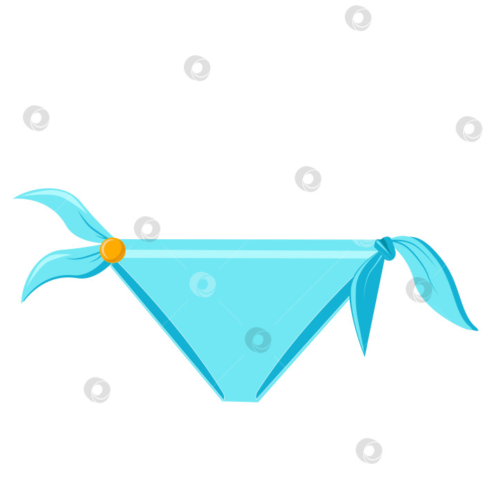 Скачать Векторное изображение женского купальника. Пляжная одежда фотосток Ozero