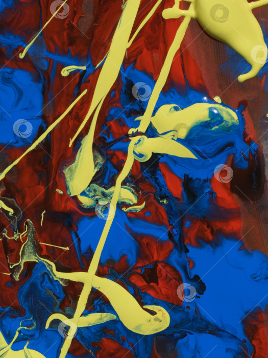 Скачать Абстрактный фон красочной творческой акриловой живописи фотосток Ozero