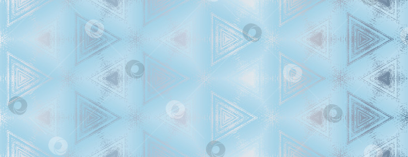 Скачать Абстрактный серебристый и светло-голубой текстурированный узор в виде треугольников фотосток Ozero