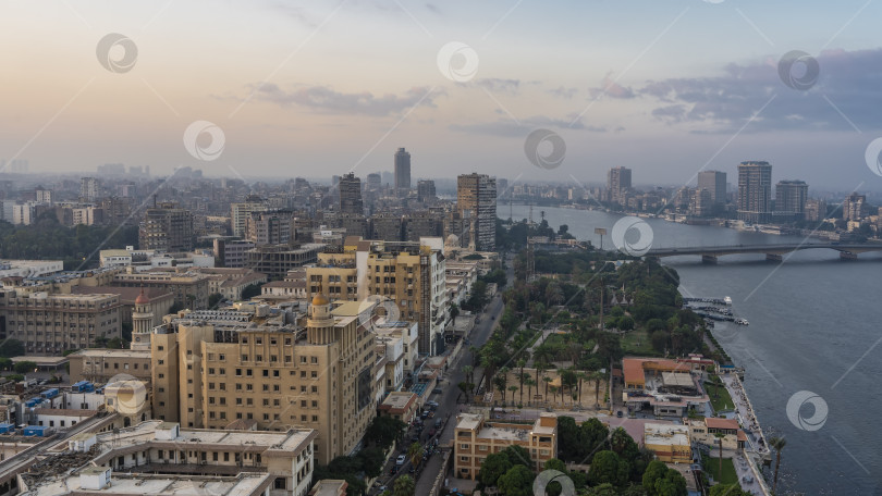 Скачать Вид на Каир с высоты. фотосток Ozero