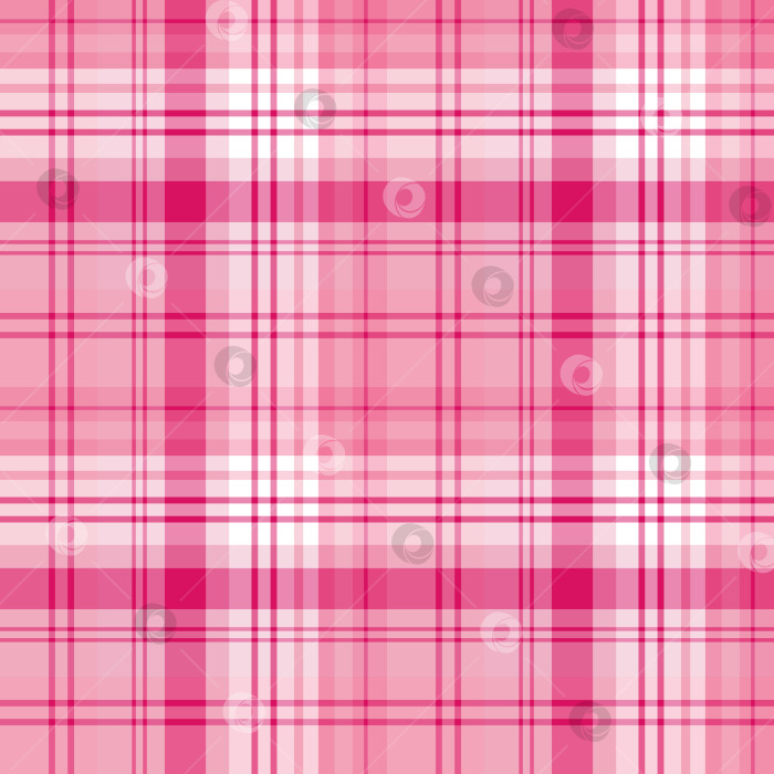 Скачать Бесшовный узор в красивых розовых тонах для пледа, ткани, текстиля, одежды, скатерти и других вещей. Векторное изображение. фотосток Ozero