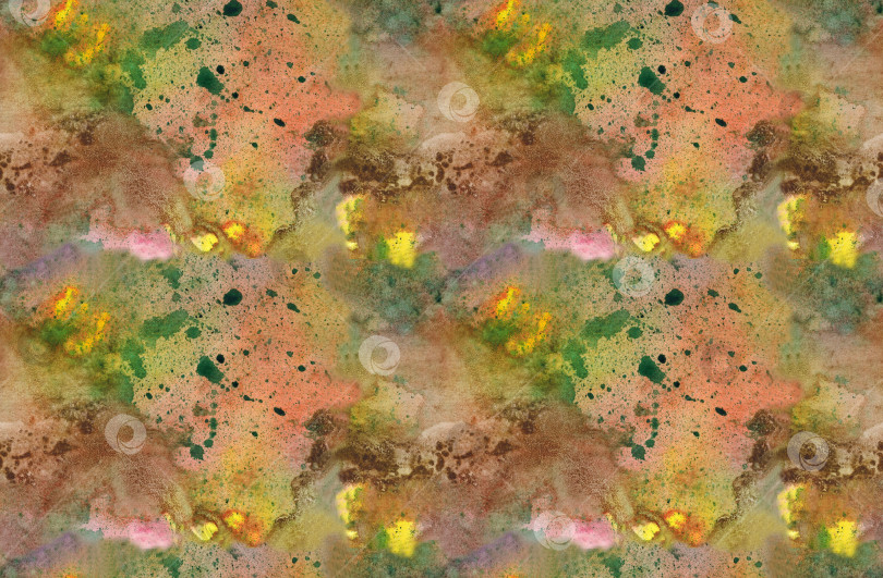 Скачать Живописный абстрактный акварельный бесшовный фон. Для баннеров, ткани, обоев, обложек, упаковочной бумаги, фотообоев. фотосток Ozero