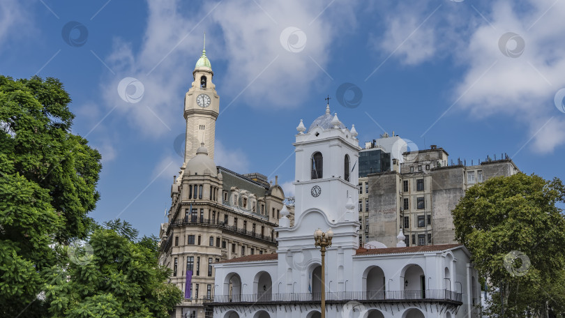 Скачать Архитектура исторического квартала Буэнос-Айреса. фотосток Ozero