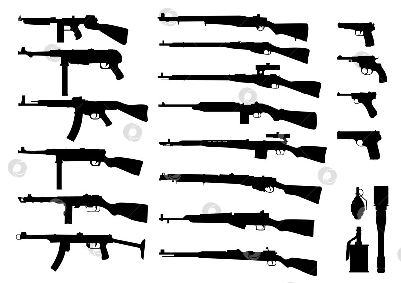 Скачать Оружие времен второй мировой войны фотосток Ozero