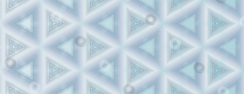Скачать Абстрактный светло-голубой, белый и серый текстурированный треугольный геометрический орнамент фотосток Ozero