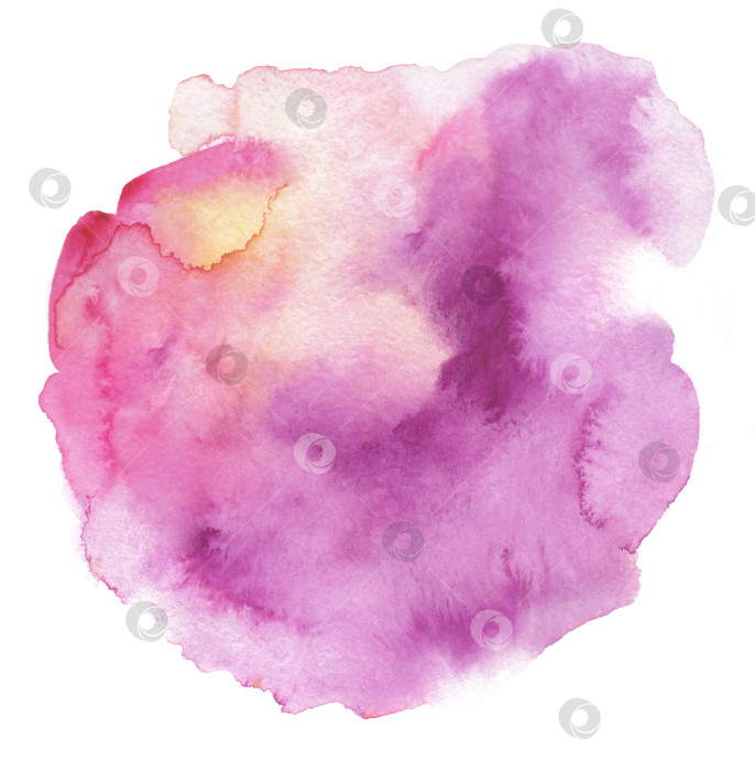 Скачать Абстрактное акварельное розовое пятно для создания фонов и дизайна фотосток Ozero