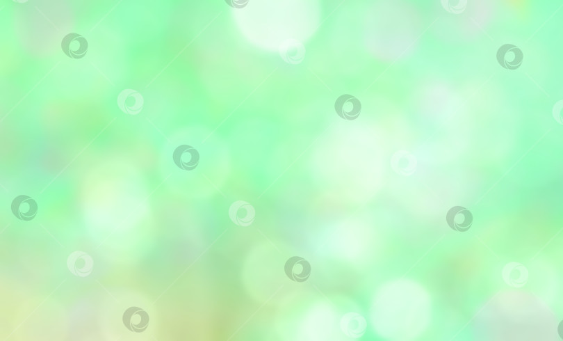 Скачать Абстрактный размытый фон с эффектом боке. Баннер с естественным зеленым летним или весенним размытым фоном для обоев. фотосток Ozero