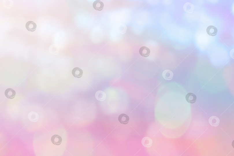 Скачать Размытый фон. Абстрактное размытое боке освещает пузырьки разноцветного мягкого размытого фона. фотосток Ozero