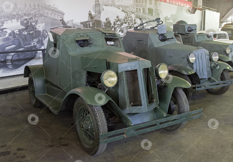 Скачать Легкий советский бронеавтомобиль Д-8, 1931 год выпуска. фотосток Ozero