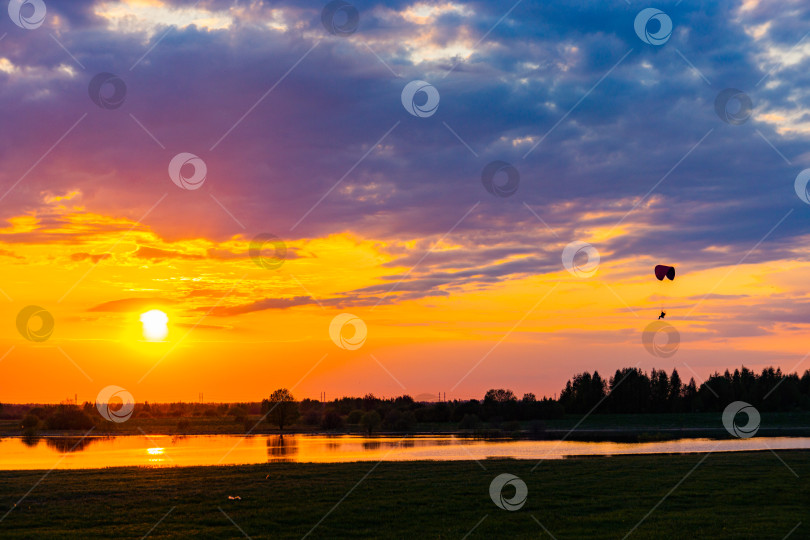 Скачать Закат фотосток Ozero