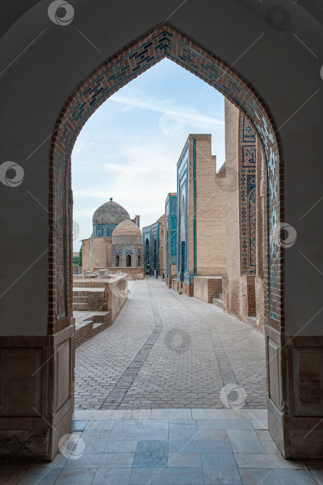 Скачать Мемориальный комплекс Шахи-Зинда в Самарканде, Узбекистан фотосток Ozero