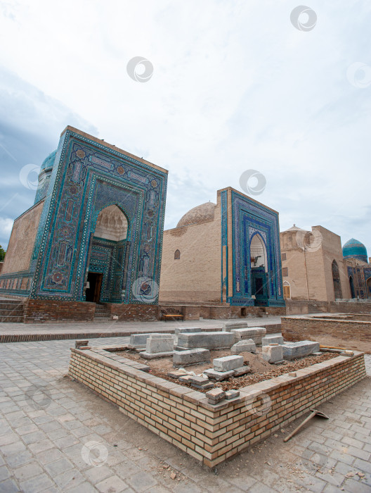 Скачать Мемориальный комплекс Шахи-Зинда в Самарканде, Узбекистан фотосток Ozero