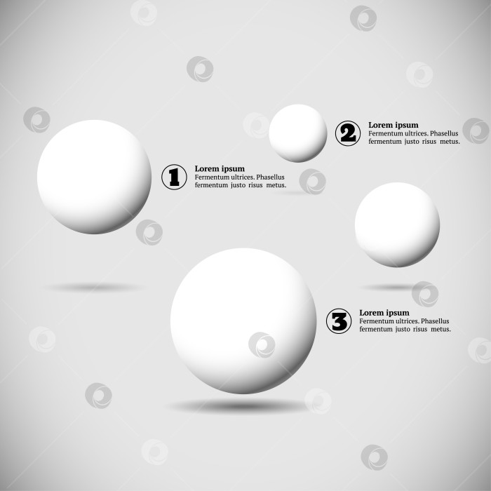 Скачать Инфографика с группой летающих шаров фотосток Ozero