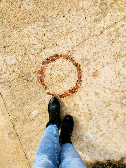 Скачать Руины в Кесарии Приморской фотосток Ozero