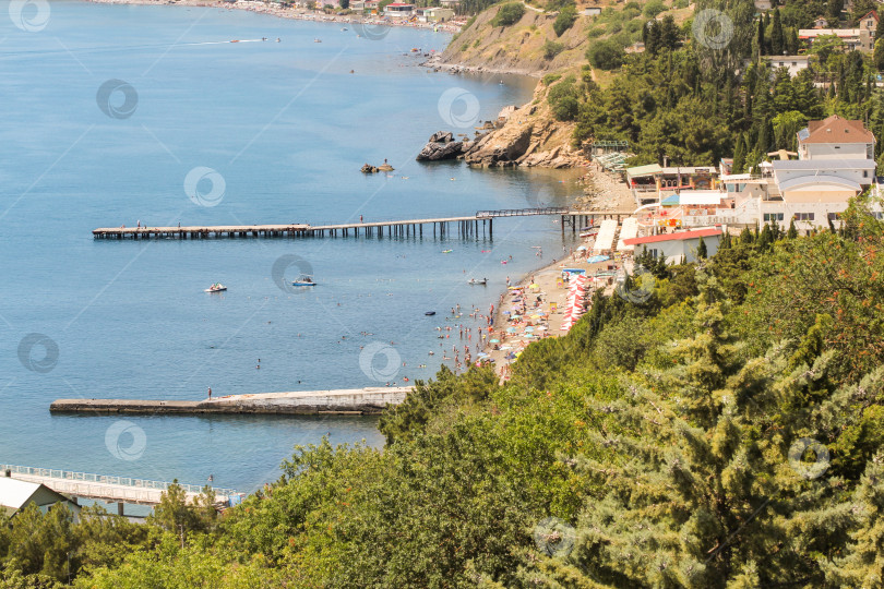 Скачать Черноморские пляжные курорты. фотосток Ozero