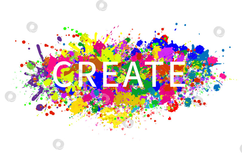 Скачать Нанесите яркие акварельные краски на бумагу, чтобы создать текстуру фона. фотосток Ozero