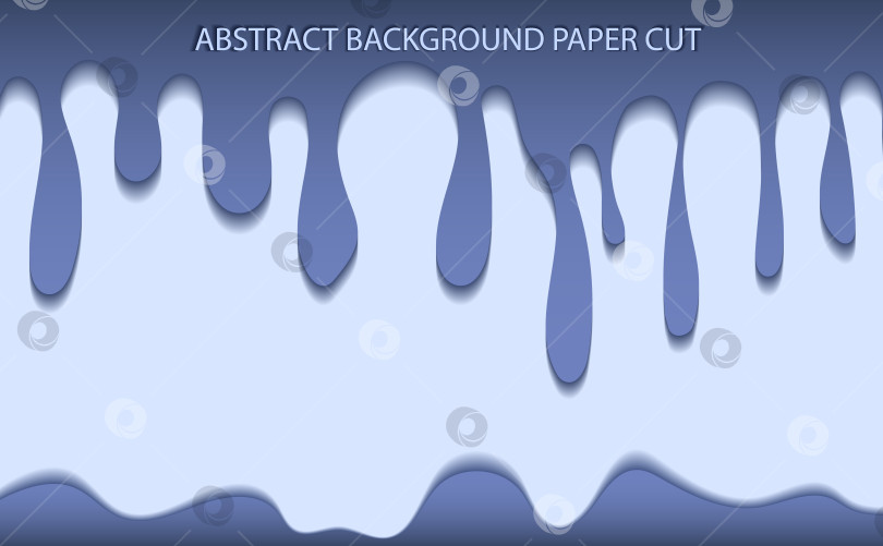 Скачать Абстрактный фон, линии и волны в стиле вырезания из бумаги, краска, струящаяся по стене, модный цвет персидского драгоценного камня фотосток Ozero