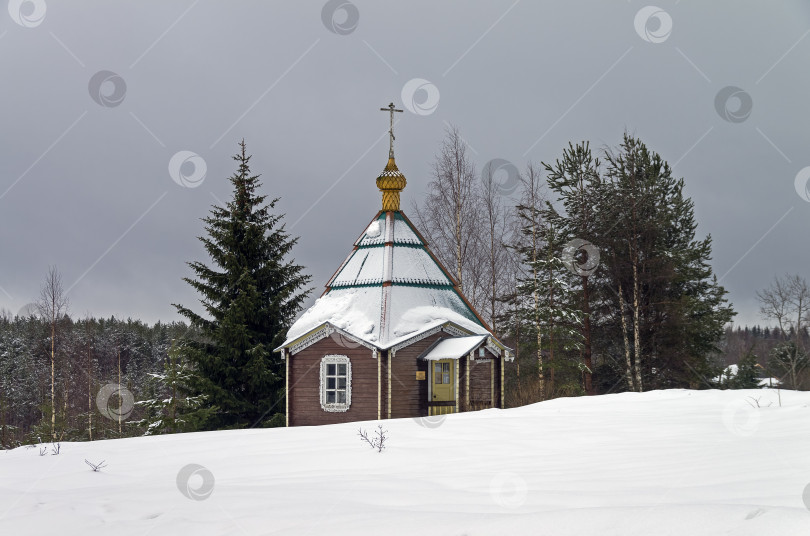 Скачать Часовня в православном монастыре фотосток Ozero