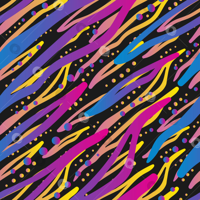 Скачать Абстрактная неоновая текстура с волнистыми диагональными линиями фотосток Ozero