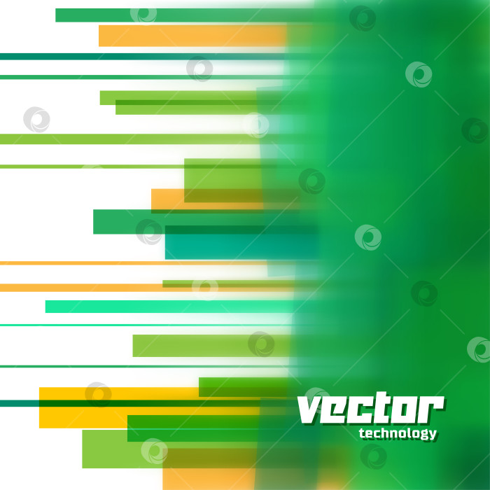 Скачать Векторный фон с зелеными размытыми линиями фотосток Ozero