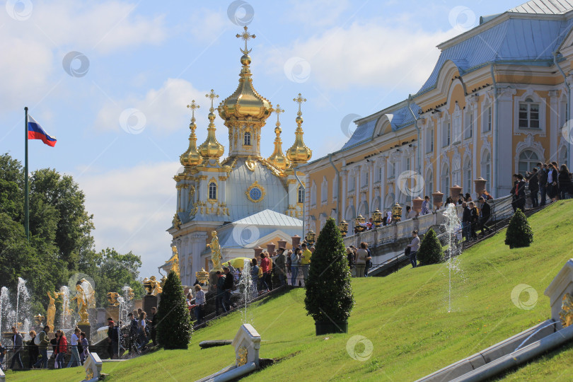 Скачать Петергоф, Большой дворец фотосток Ozero