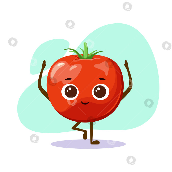 Скачать Симпатичный помидор фотосток Ozero