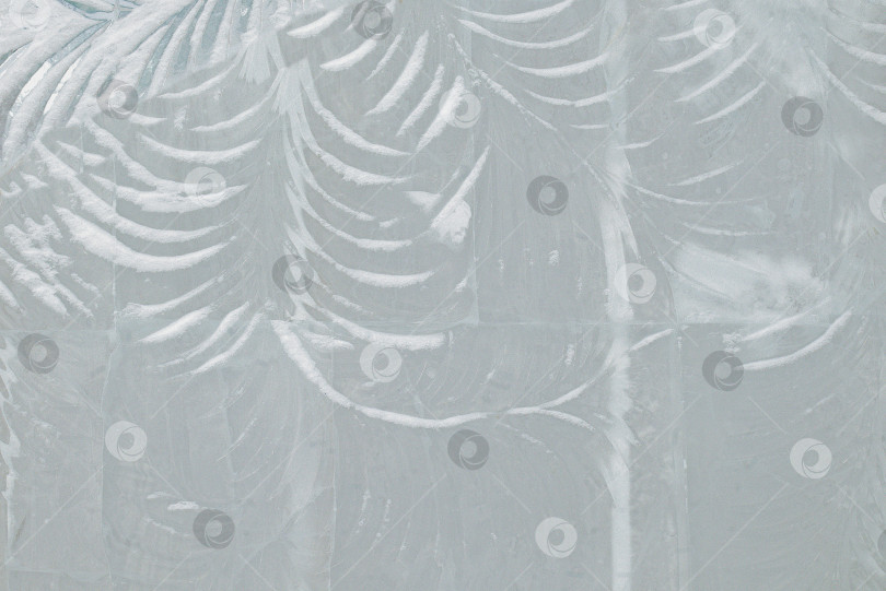Скачать Натуральный, белый, прозрачный лед зимой фотосток Ozero