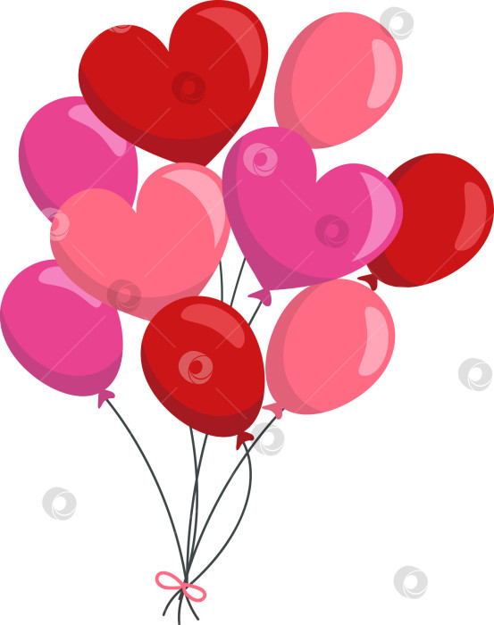 Скачать романтические воздушные шары фотосток Ozero