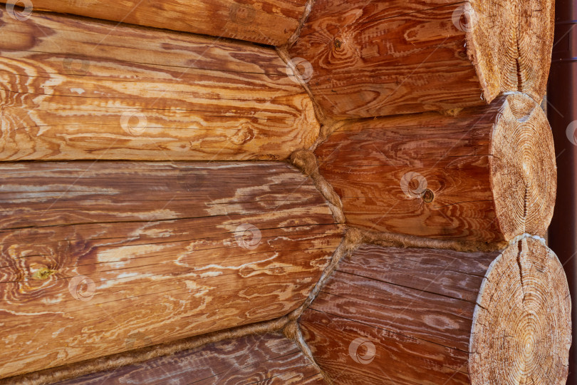 Скачать Фото деревянного бревенчатого дома коричневой конструкции фотосток Ozero