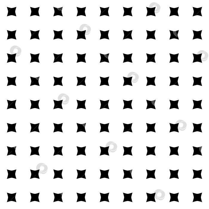Скачать Абстрактный бесшовный узор. Черный четырехугольник на белом фоне. Векторная иллюстрация фотосток Ozero