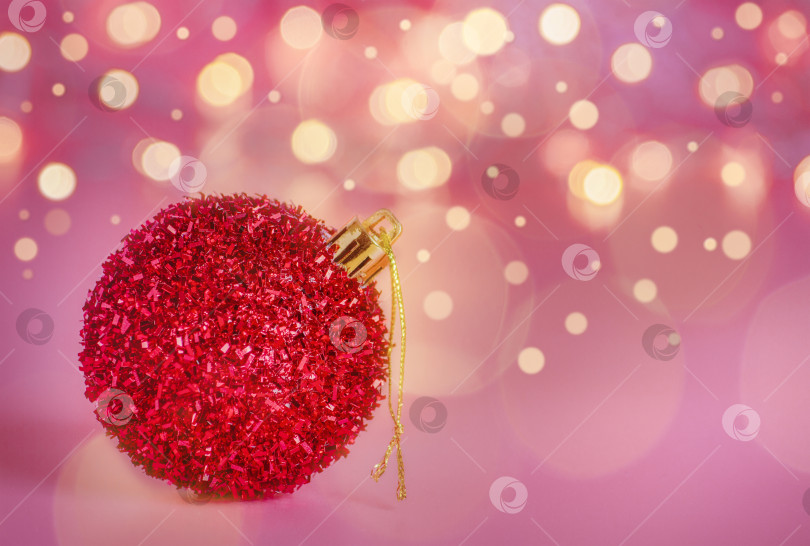 Скачать Рождественский бал на розовом светящемся фоне. фотосток Ozero