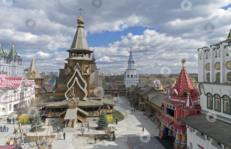 Скачать Церковь Святого Николая Чудотворца в Кремле в Измайлово, Москва, Россия. фотосток Ozero