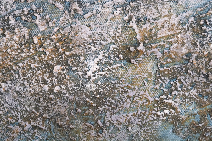 Скачать Изолированная картина маслом на холсте крупным планом (макро) для создания красивого фона фотосток Ozero