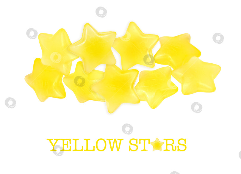 Скачать Шаблон плаката с тремя желтыми звездами, выделенными на белом фоне, для концептуальных композиций фотосток Ozero