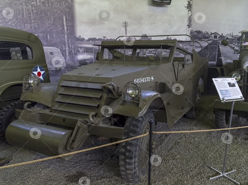 Скачать Бронированный автомобиль Scout Car M3A1, США, 1944 год. фотосток Ozero