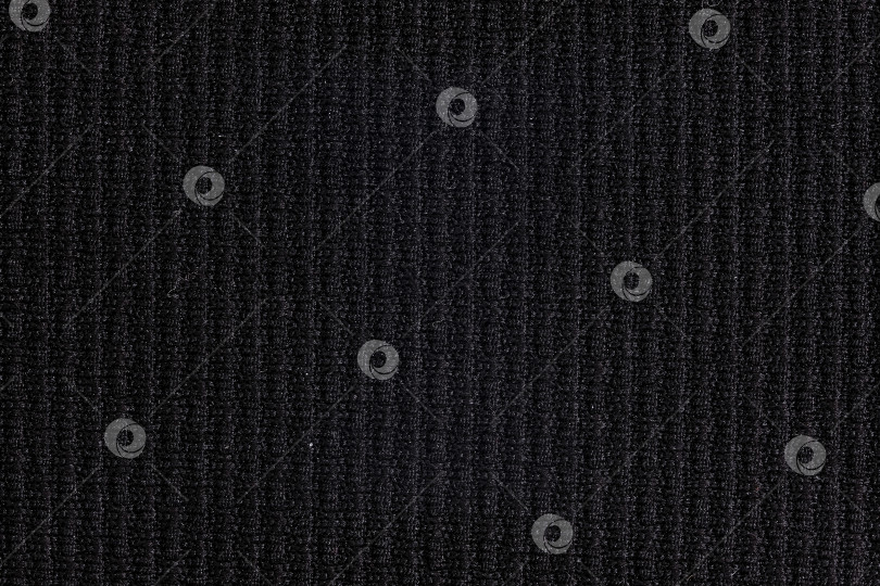 Черный текстильный фон с мелкими полосками - Ozero - российский фотосток