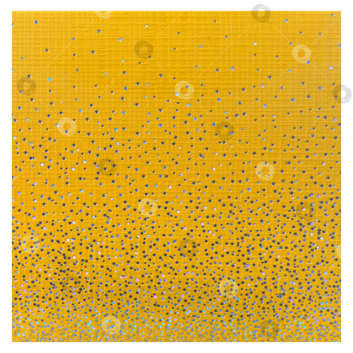 Скачать Изолированная декоративная желтая оберточная бумага с белым абстрактным рисунком фотосток Ozero