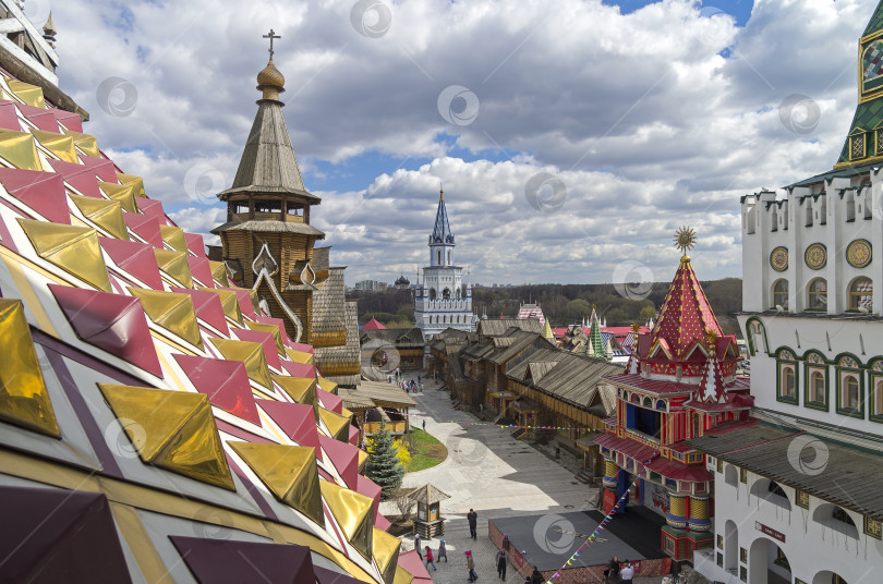 Скачать Внутренний двор Кремля в Измайлово, Москва. фотосток Ozero