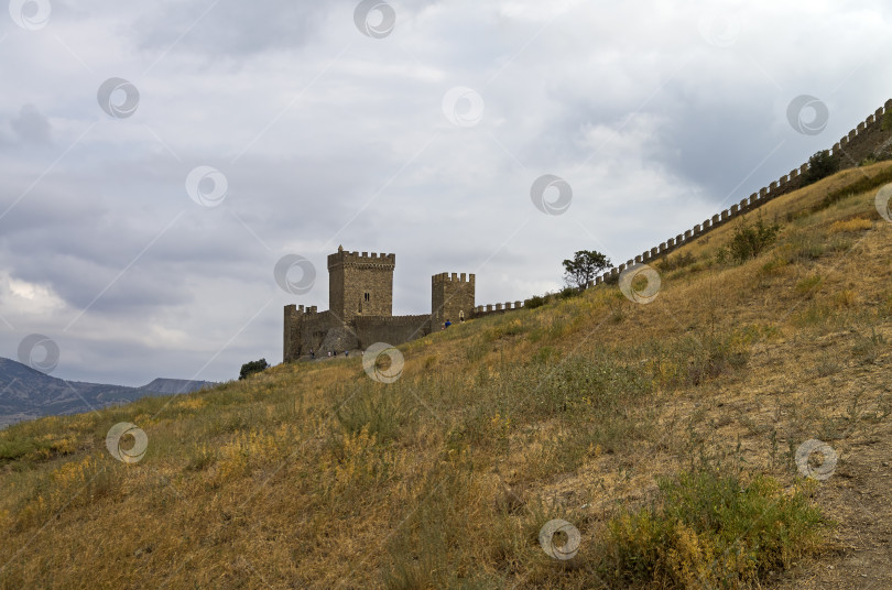 Скачать Генуэзская крепость в Судаке, Крым. фотосток Ozero