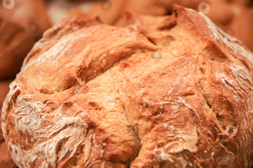 Скачать Румяный хлеб ручной работы. фотосток Ozero