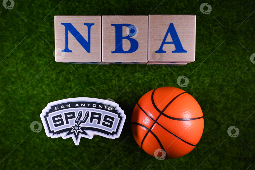 Скачать emblem of the National Basketball Association club фотосток Ozero